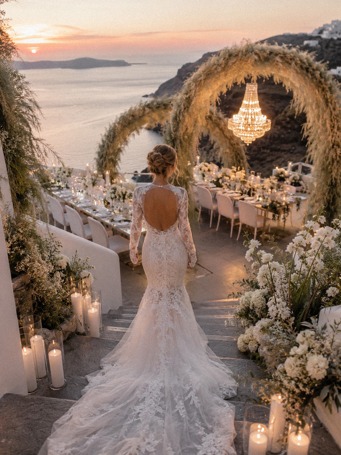 Editorial wedding portrait